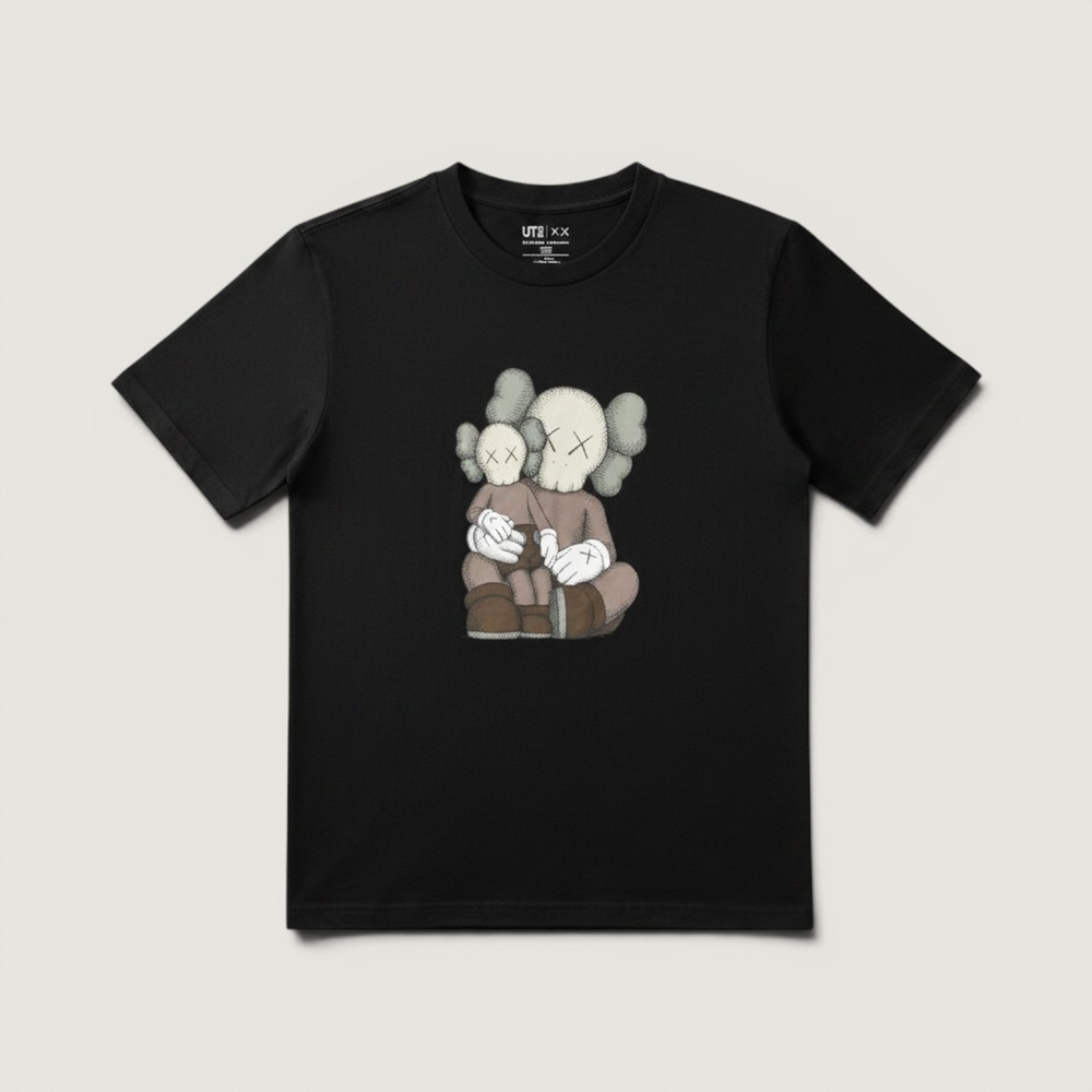 Uniqlo x KAWS Companion BFF T-Shirt Black Medium